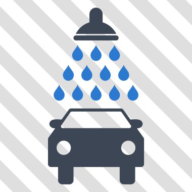 Araba duş vektör simgesi