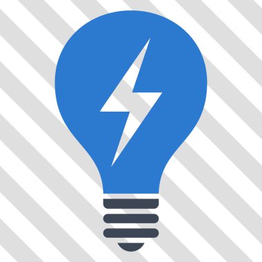 Elektrikli ampul vektör simgesi