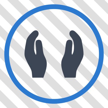 Bakım el vektör simgesi