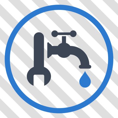 Sıhhi tesisat vektör simgesi