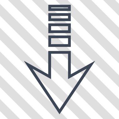 Aşağıya vektör simgesi gönder