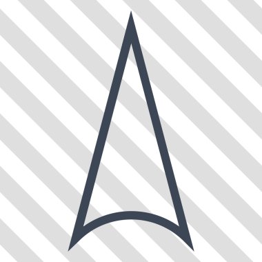 Vektör simge yukarı ok ucu