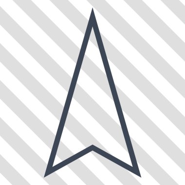 İşaretçi yukarı vektör simgesi