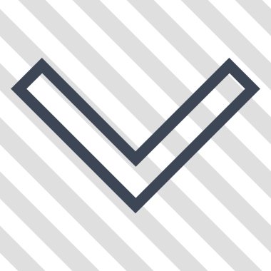 Vektör simgesi aşağı ok ucu