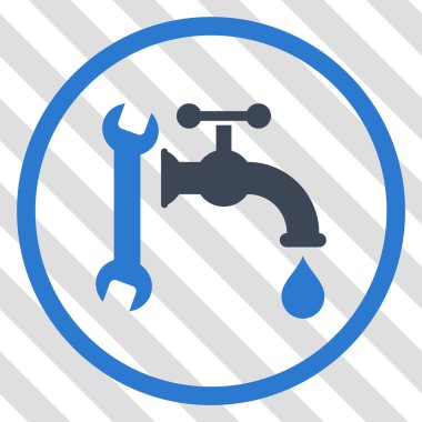 Sıhhi tesisat vektör simgesi