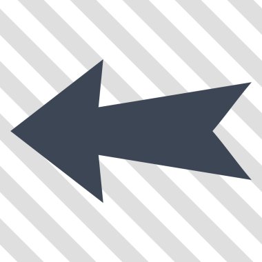 Ok sol vektör simgesi