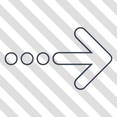 Doğru vektör simge göndermek