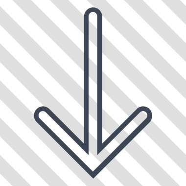 ok aşağı vektör simgesi