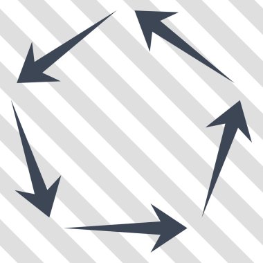 Dolaşım vektör simgesi