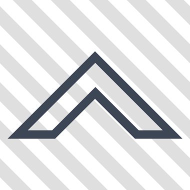 Vektör simge yukarı ok ucu