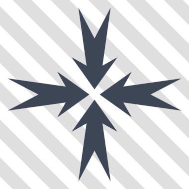 Sıkıştırma OK vektör simgesi