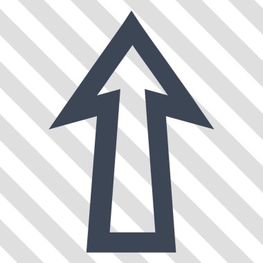 Yukarı Oklu Vektör Simgesi