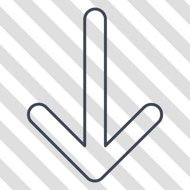 ok aşağı vektör simgesi