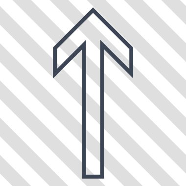 Yukarı Oklu Vektör Simgesi