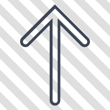 Yukarı Oklu Vektör Simgesi