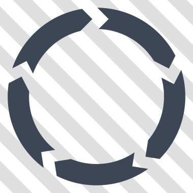 Dolaşım vektör simgesi