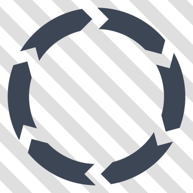 Dolaşım vektör simgesi