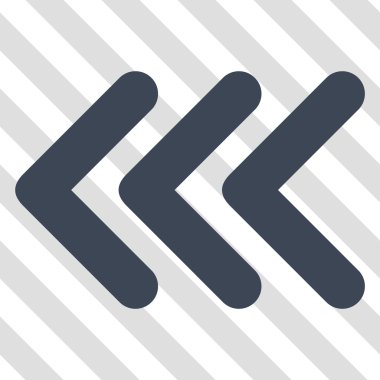 Üçlü ok ucu sol vektör simgesi