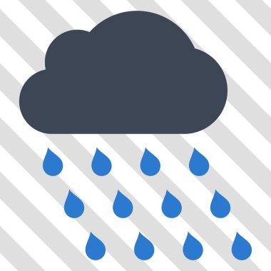 yağmur bulutu vektör simgesi