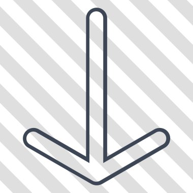 ok aşağı vektör simgesi