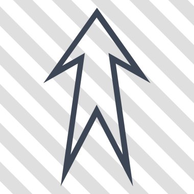 Yukarı Oklu Vektör Simgesi