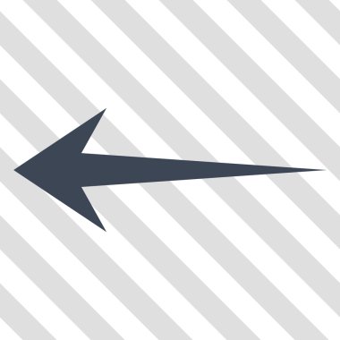 Ok sol vektör simgesi