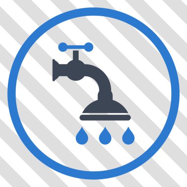 Duş musluk vektör simgesi