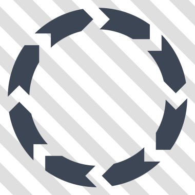 Dolaşım vektör simgesi