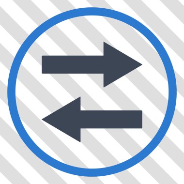 Yatay Çevir ok simge vektör