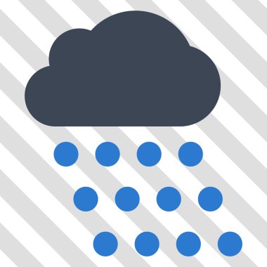 yağmur bulutu vektör simgesi