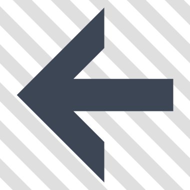 Ok sol vektör simgesi