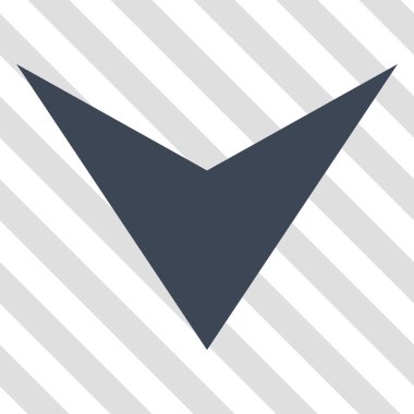 Vektör simgesi aşağı ok ucu