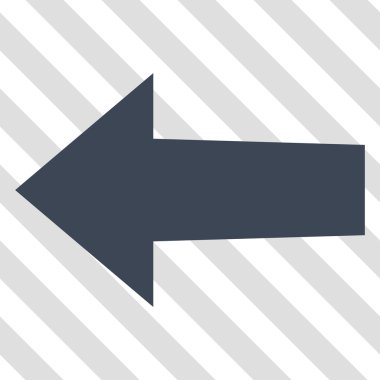 Ok sol vektör simgesi