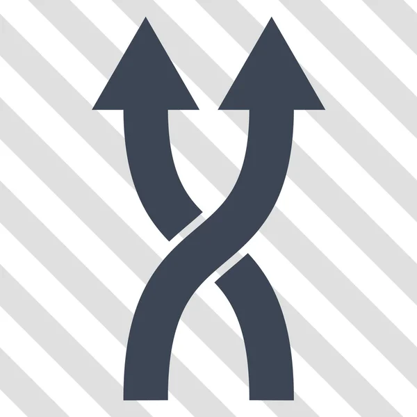 Shuffle pilarna upp vektor symbol — Stock vektor