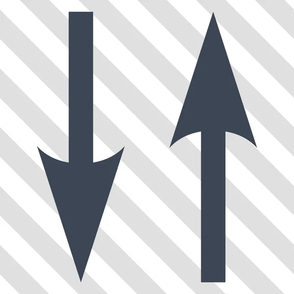 Icône vectorielle des flèches verticales d'échange — Image vectorielle
