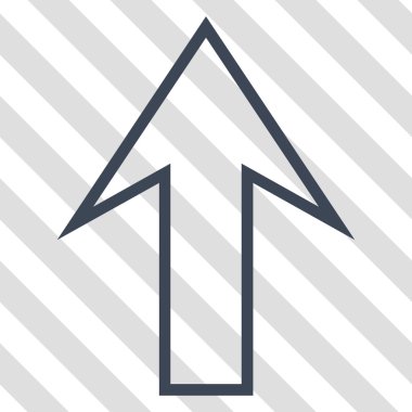 Yukarı Oklu Vektör Simgesi