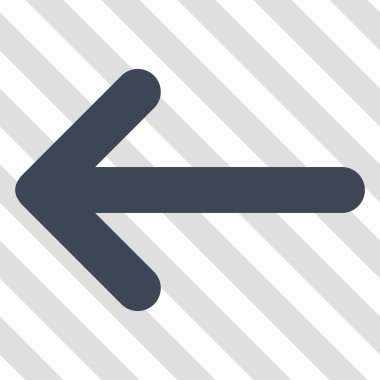 Ok sol vektör simgesi