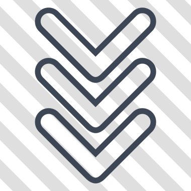 Vektör simgesi aşağı Çift Kişilik işaretçi