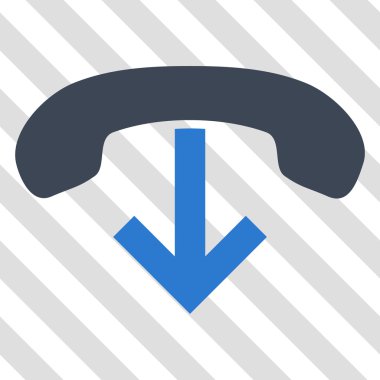 Vektör simge telefon asmak