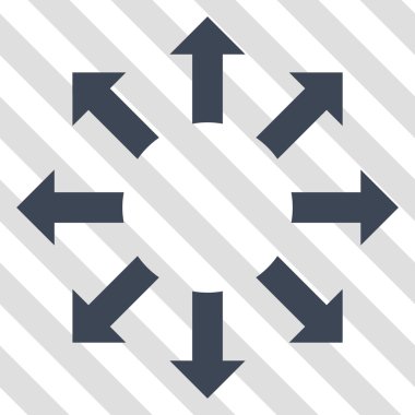 Oklar vektör simgesini genişletin