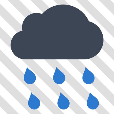 yağmur bulutu vektör simgesi