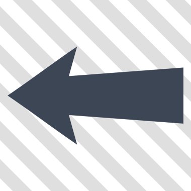 Ok sol vektör simgesi