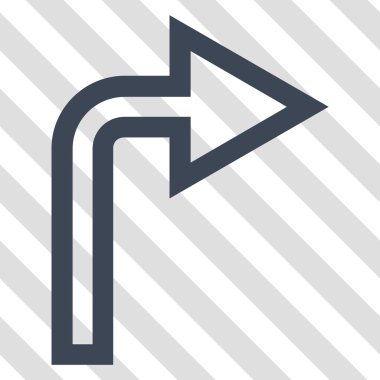 Doğru vektör simge açmak