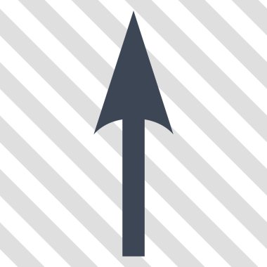 Vektör simge yukarı ok keskin