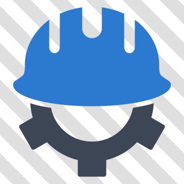 Geliştirme kask vektör simgesi