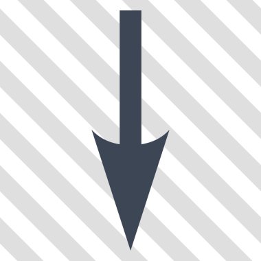 Vektör simgesi aşağı ok keskin