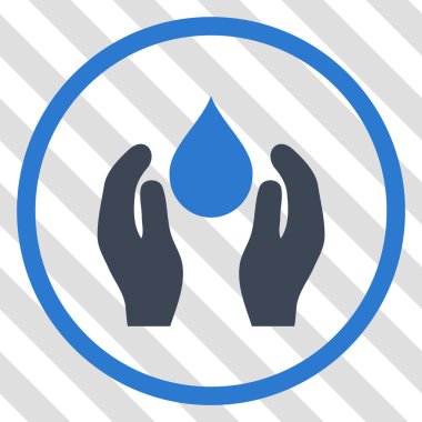 Su bakım vektör simgesi