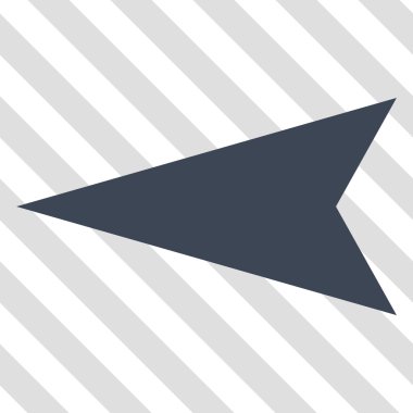 Ok ucu sol vektör simgesi