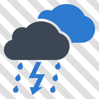 Fırtına bulutları vektör simgesi