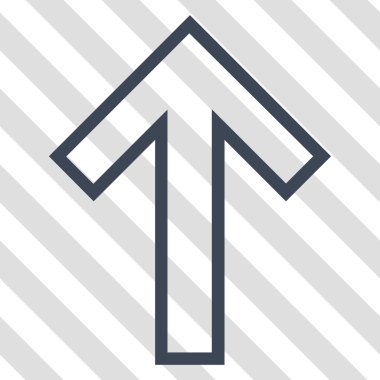 Yukarı Oklu Vektör Simgesi